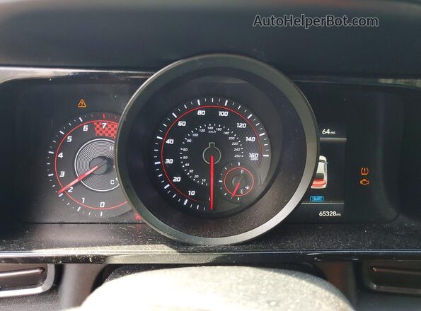 KMHLR4AF9NU243749 2022 HYUNDAI ELANTRA Серый Вид щитка приборов
