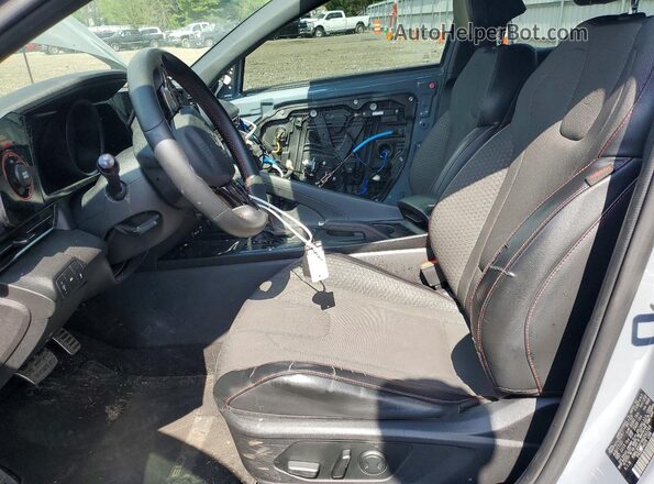 KMHLR4AF9NU243749 2022 HYUNDAI ELANTRA Серый Вид салона спереди