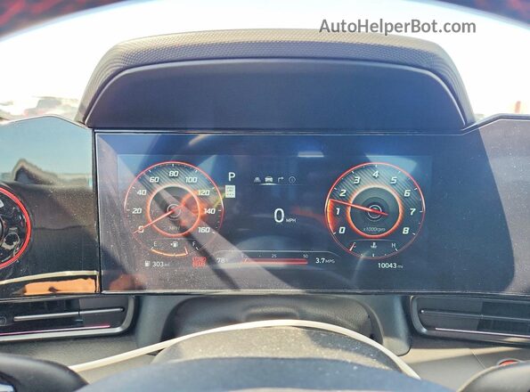 KMHLR4DF0SU996142 2025 HYUNDAI ELANTRA Gray Вид щитка приладів