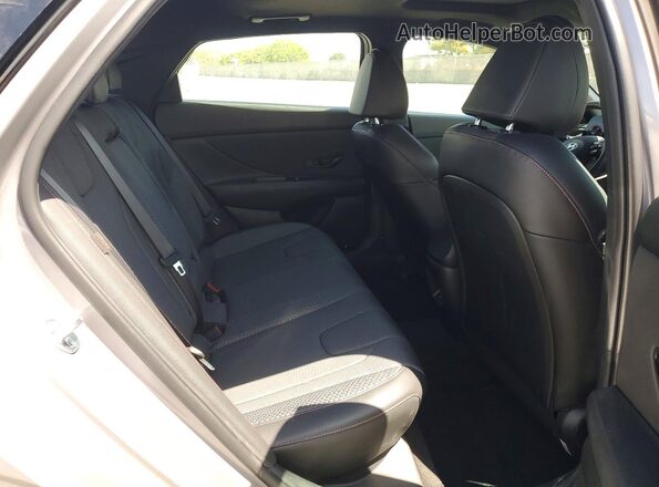 KMHLR4DF0SU996142 2025 HYUNDAI ELANTRA Gray Вид задніх сидінь