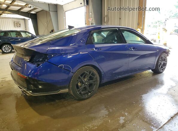 KMHLR4DF1SU952490 2025 HYUNDAI ELANTRA Blue Trasero derecho