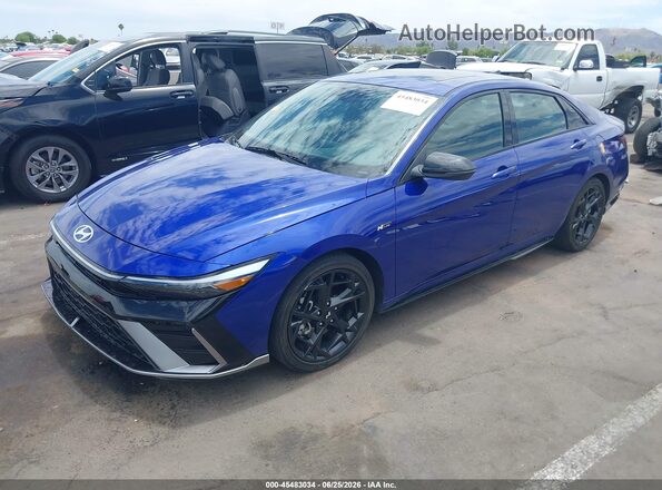 KMHLR4DF2TU122246 2026 HYUNDAI ELANTRA Синий Передняя левая четверть