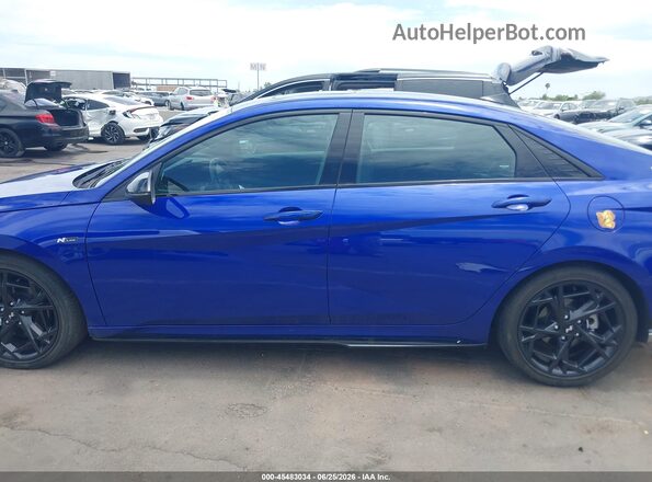 KMHLR4DF2TU122246 2026 HYUNDAI ELANTRA Синий Панорамный вид салона 360°