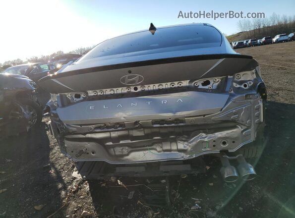 KMHLR4DF3RU746405 2024 HYUNDAI ELANTRA Gray Հետևի տեսք