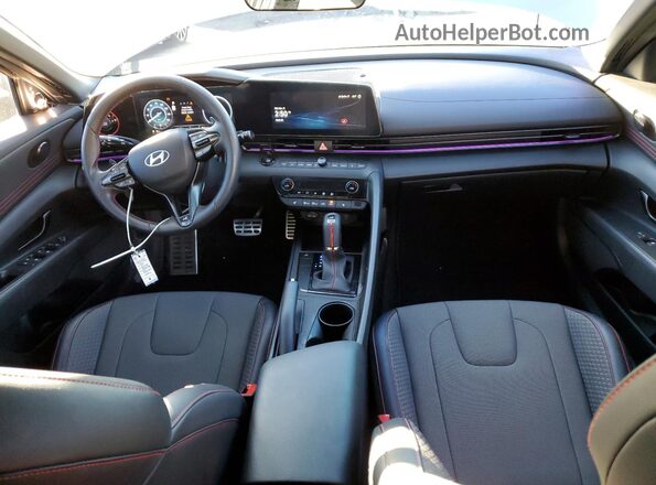 KMHLR4DF3RU746405 2024 HYUNDAI ELANTRA Gray Առջևի վահանակի տեսք