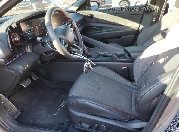 KMHLR4DF3RU746405 2024 HYUNDAI ELANTRA Gray Սալոնի դիմացի տեսք