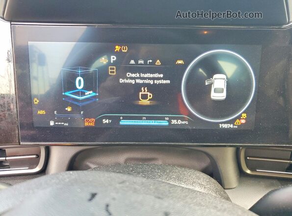 KMHLR4DF3SU926974 2025 HYUNDAI ELANTRA Red Instrument cluster view