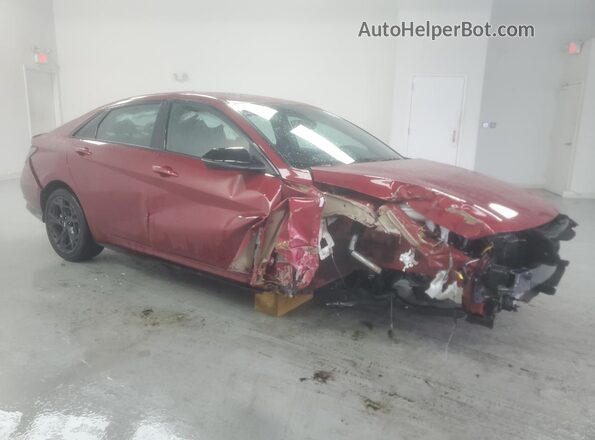 KMHLR4DF3SU926974 2025 HYUNDAI ELANTRA Red 360 interior view