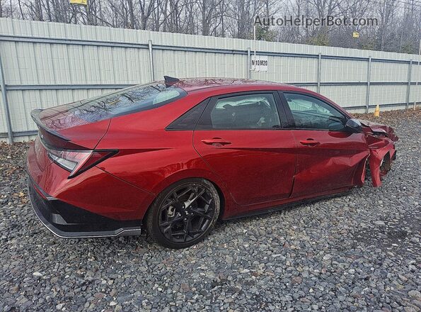 KMHLR4DF3SU926974 2025 HYUNDAI ELANTRA Red Rear right