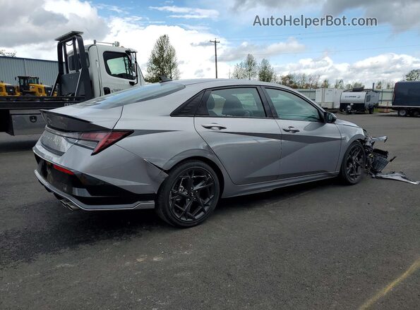 KMHLR4DF6TU106325 2026 HYUNDAI ELANTRA Gray Задня права чверть