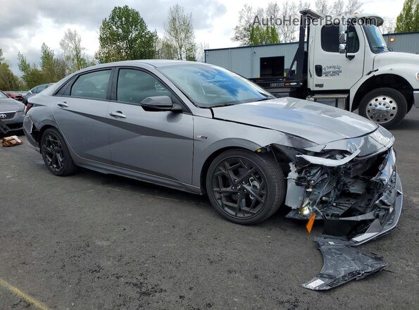 KMHLR4DF6TU106325 2026 HYUNDAI ELANTRA Gray Передня права чверть