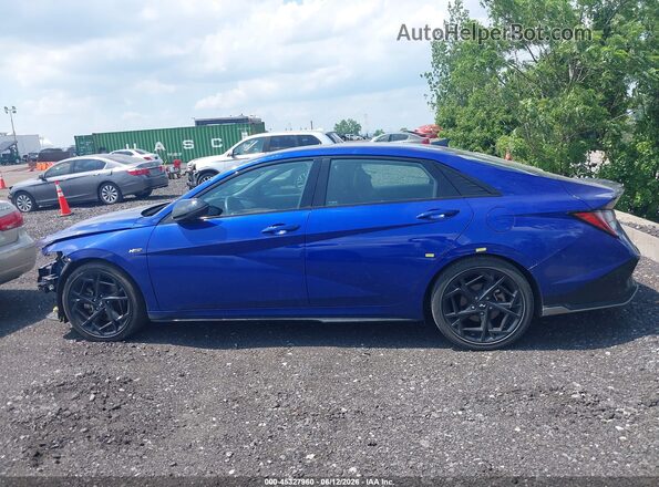 KMHLR4DF7SU953174 2025 HYUNDAI ELANTRA Blue 360 interior view