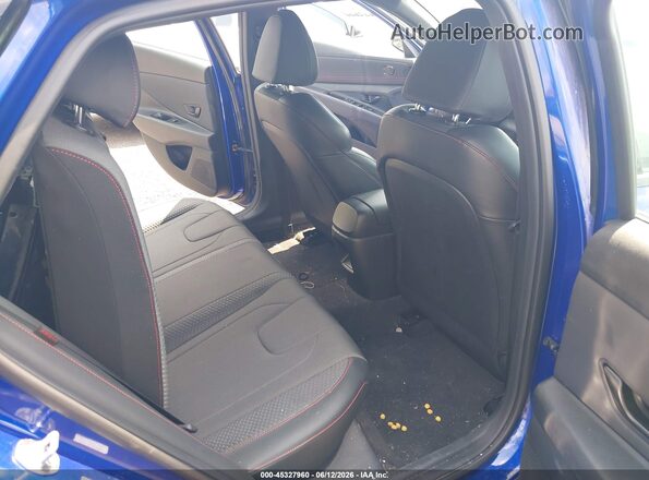 KMHLR4DF7SU953174 2025 HYUNDAI ELANTRA Blue VIN sticker view