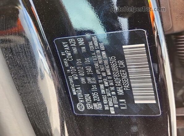 KMHLR4DF8SU886505 2025 HYUNDAI ELANTRA Black 