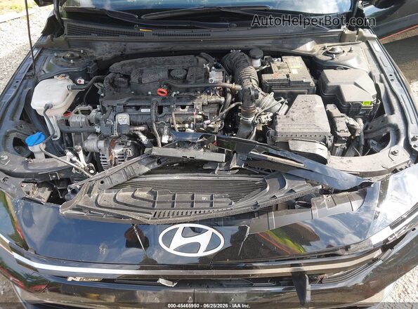 KMHLR4DF9SU951233 2025 HYUNDAI ELANTRA Black უკანა ხედი