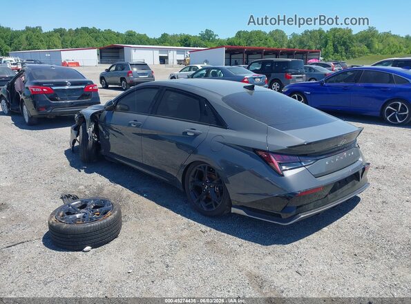 KMHLR4DFXSU925983 2025 HYUNDAI ELANTRA Серый Задняя левая четверть
