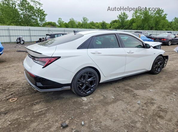 KMHLR4DFXTU111589 2026 HYUNDAI ELANTRA White უკანა მარჯვენა