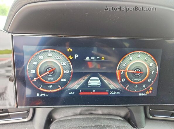 KMHLR4DFXTU111589 2026 HYUNDAI ELANTRA White ხელსაწყოთა პანელის ხედი