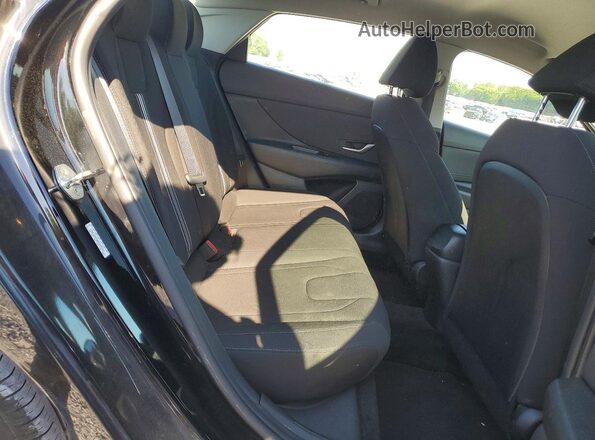 KMHLS4AG0MU189141 2021 HYUNDAI ELANTRA Black Вид задніх сидінь