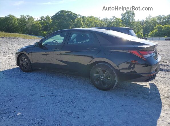 KMHLS4AG0MU189141 2021 HYUNDAI ELANTRA Black Задня ліва чверть
