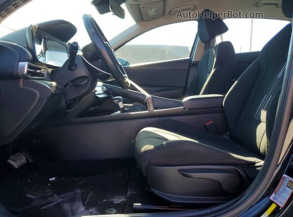 KMHLS4AG0MU189141 2021 HYUNDAI ELANTRA Black Вид салону спереду