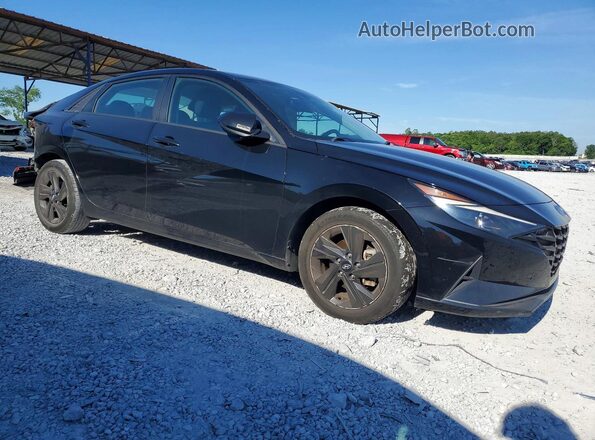 KMHLS4AG0MU189141 2021 HYUNDAI ELANTRA Black Передня права чверть