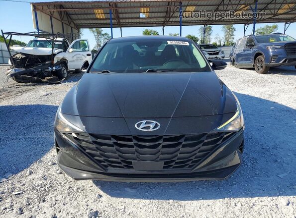 KMHLS4AG0MU189141 2021 HYUNDAI ELANTRA Black Вид спереду