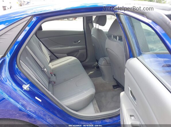 KMHLS4AG0NU367602 2022 HYUNDAI ELANTRA Blue Вид наклейки з VIN-кодом