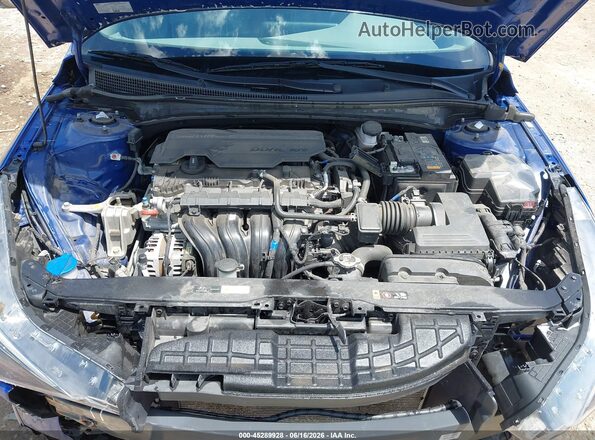 KMHLS4AG0NU367602 2022 HYUNDAI ELANTRA Blue Вид ззаду