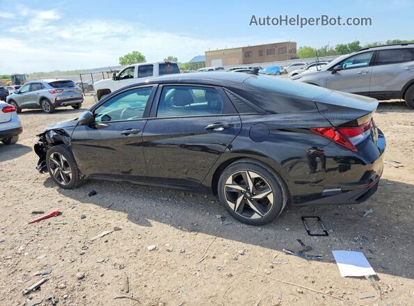 KMHLS4AG0PU405736 2023 HYUNDAI ELANTRA Black უკანა მარცხენა