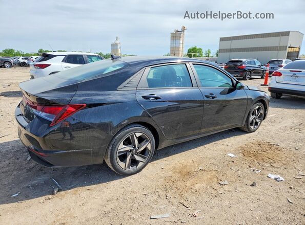 KMHLS4AG0PU405736 2023 HYUNDAI ELANTRA Black უკანა მარჯვენა