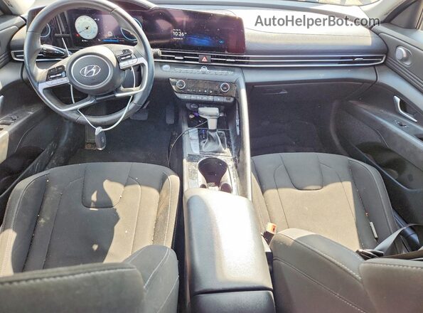KMHLS4AG0PU405736 2023 HYUNDAI ELANTRA Black წინა პანელის ხედი