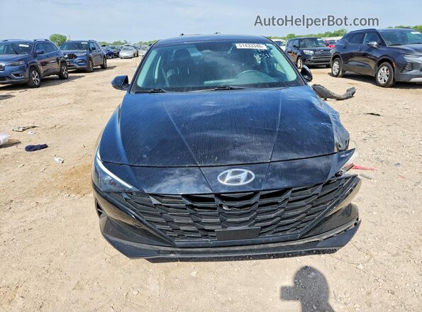 KMHLS4AG0PU405736 2023 HYUNDAI ELANTRA Black წინა ხედი