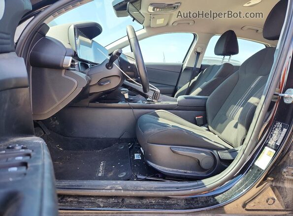 KMHLS4AG0PU405736 2023 HYUNDAI ELANTRA Black წინა სალონის ხედი