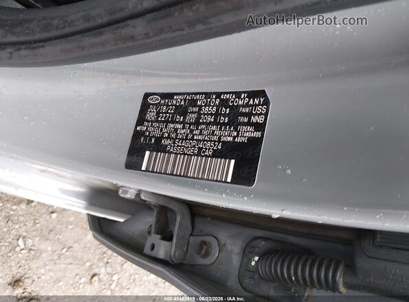 KMHLS4AG0PU408524 2023 HYUNDAI ELANTRA Light Blue Vista del compartimento del motor