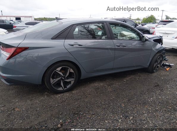 KMHLS4AG0PU408524 2023 HYUNDAI ELANTRA Light Blue Vista interior trasera