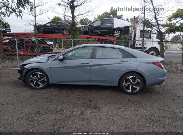 KMHLS4AG0PU408524 2023 HYUNDAI ELANTRA Light Blue Vista interior de 360 grados