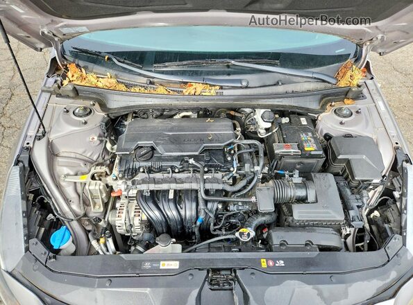 KMHLS4AG0PU425582 2023 HYUNDAI ELANTRA Silver Widok wnętrza z tyłu