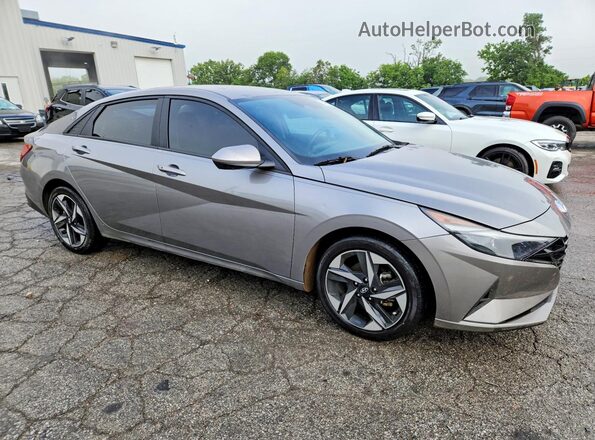 KMHLS4AG0PU425582 2023 HYUNDAI ELANTRA Silver Przód prawy