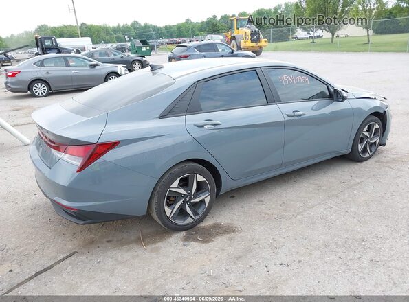 KMHLS4AG0PU441782 2023 HYUNDAI ELANTRA Gray Հետևի աջ