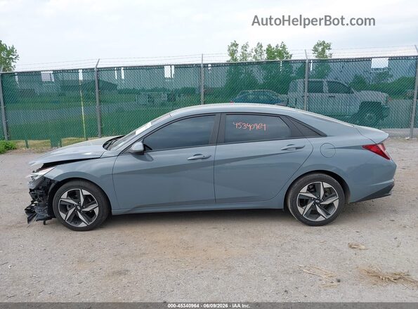 KMHLS4AG0PU441782 2023 HYUNDAI ELANTRA Gray Սալոնի 360 աստիճան տեսք