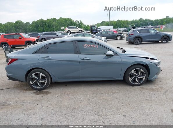 KMHLS4AG0PU441782 2023 HYUNDAI ELANTRA Gray Սալոնի հետևի տեսք