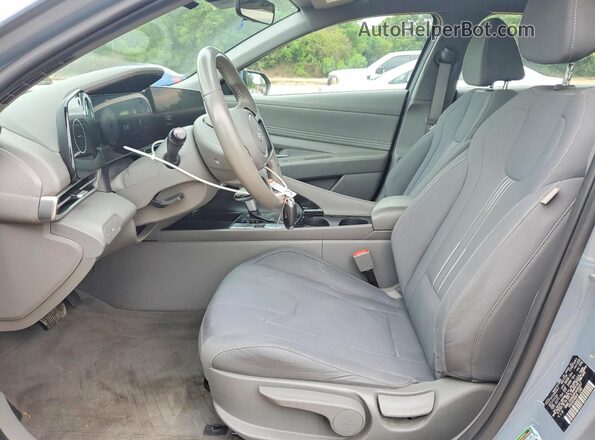 KMHLS4AG0PU446657 2023 HYUNDAI ELANTRA Gray Вид салону спереду