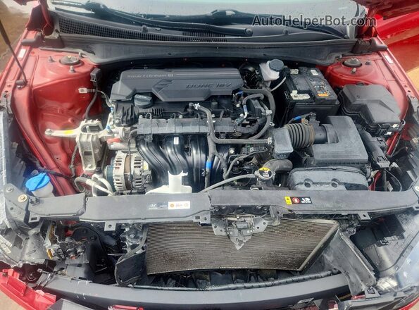 KMHLS4AG0PU465337 2023 HYUNDAI ELANTRA Красный Вид задней части салона