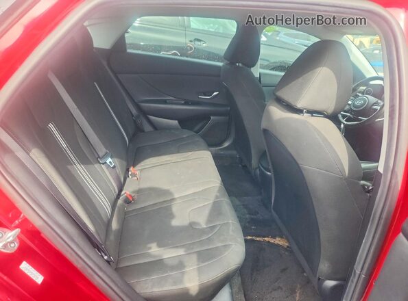 KMHLS4AG0PU465337 2023 HYUNDAI ELANTRA Красный Вид задних сидений