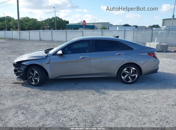 KMHLS4AG0PU551585 2023 HYUNDAI ELANTRA Gray 
