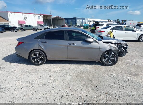 KMHLS4AG0PU551585 2023 HYUNDAI ELANTRA Gray Widok wnętrza 360 stopni