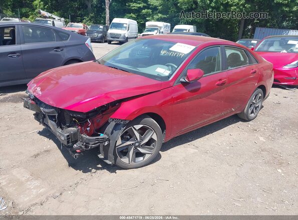 KMHLS4AG0PU612420 2023 HYUNDAI ELANTRA Red Vista tres cuartos delantera izquierda