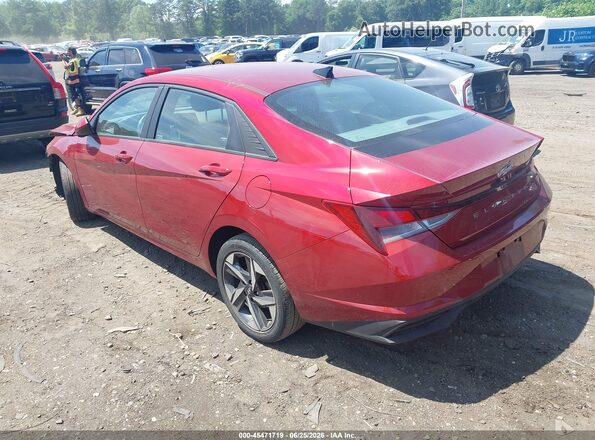 KMHLS4AG0PU612420 2023 HYUNDAI ELANTRA Red Trasero izquierdo