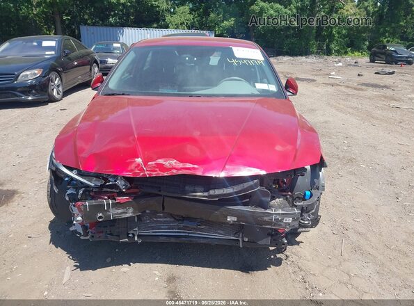 KMHLS4AG0PU612420 2023 HYUNDAI ELANTRA Red Vista del cuadro de instrumentos